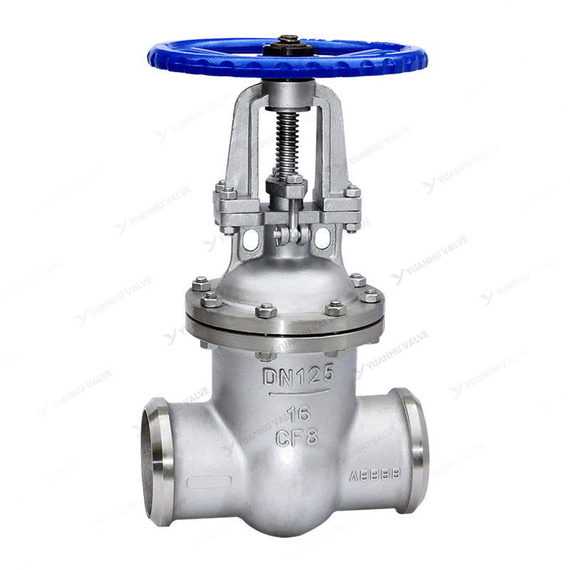 Welding gate valve